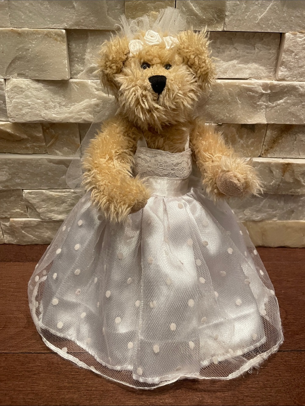 10 inch Ganz Plush Bride Bear